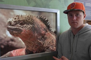 Curtis and the Galapagos Iguana
