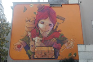 The awesome street art in Santiago
